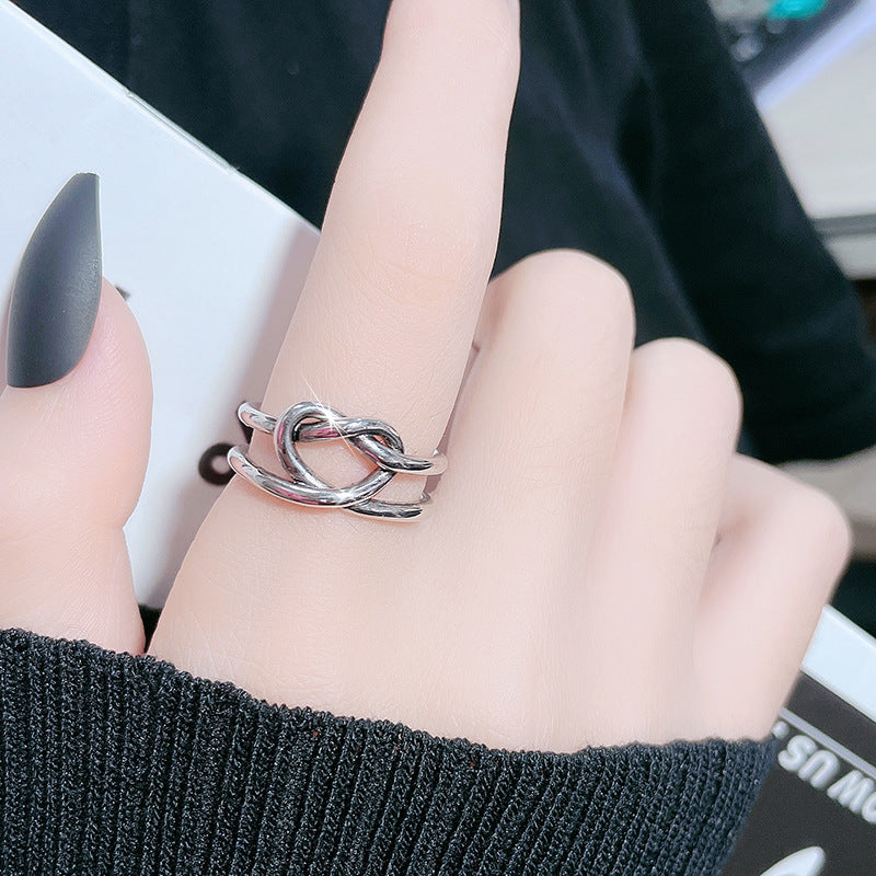 Damenring mit kunstvollem Banddesign Shop Nory