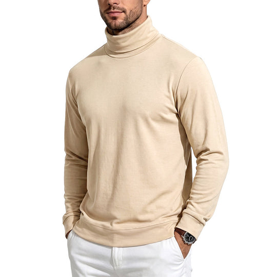 Herren schmal geschnittener Feinstrick-Rollkragenpullover Shop Nory