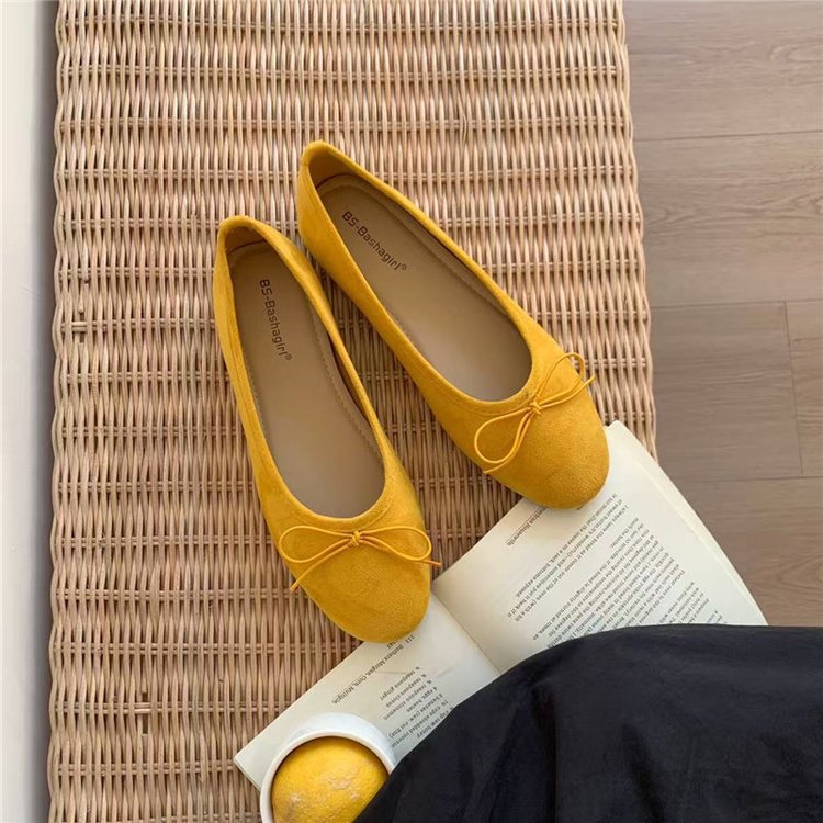 Damen elegante Ballerinas mit dekorativer Schleife