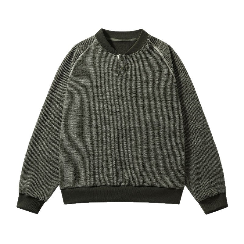 Herren Bequemer Sweater mit Stehkragen Shop Nory