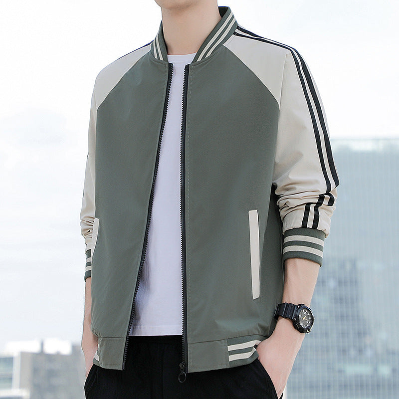 Herren Sportliche Bomberjacke mit seitlichen Taschen Shop Nory