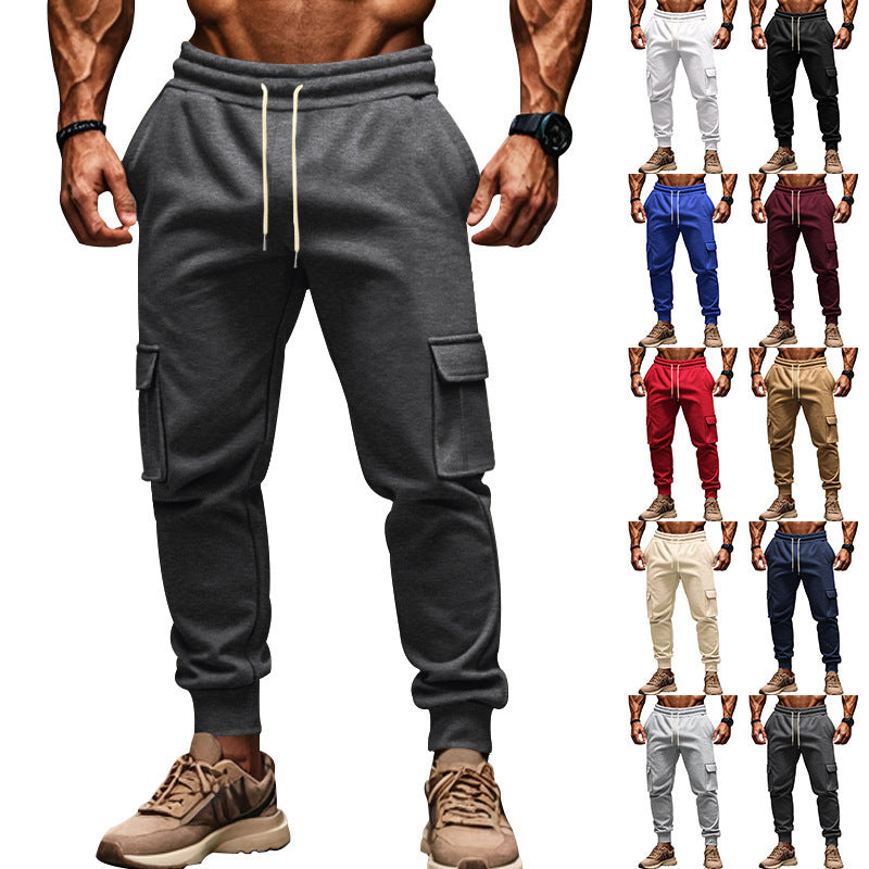 Herren nan Thermo-Cargojogginghose mit Fleecefutter elastischem Bund und großen Cargotaschen Shop Nory