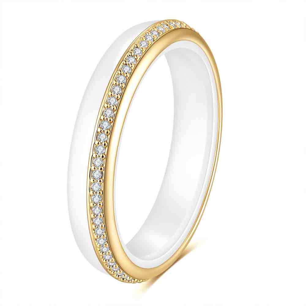 Damen Ring mit elegantem Zirkonia-Besatz Shop Nory