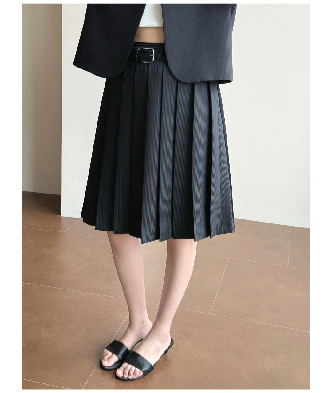 Damen Elegante Blazer-Weste mit gestreiftem Design Shop Nory