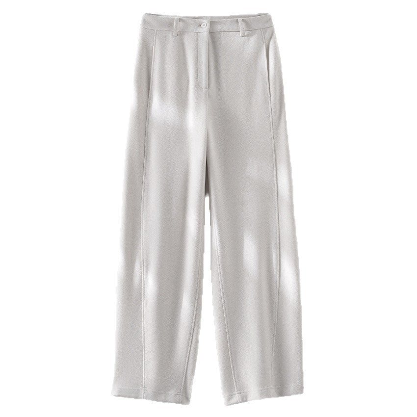 Damen High-Waist-Hose mit Bügelfalte und geradem Bein Shop Nory