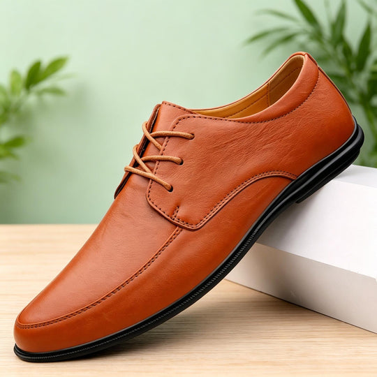 Herren Elegante Echtleder Schnürschuhe Shop Nory