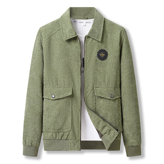Herren Cordjacke mit praktischem Zip Shop Nory