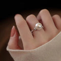 Damen Eleganter Perlenring mit filigraner Detailarbeit Shop Nory