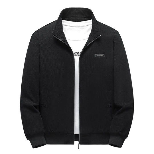 Herren Modische Cordjacke mit Stehkragen Shop Nory