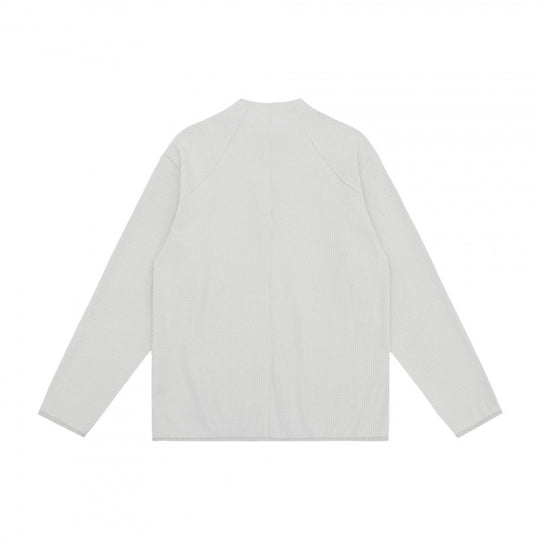 Unisex Waffelstrick-Halbzip-Pullover mit Raglanärmeln Shop Nory