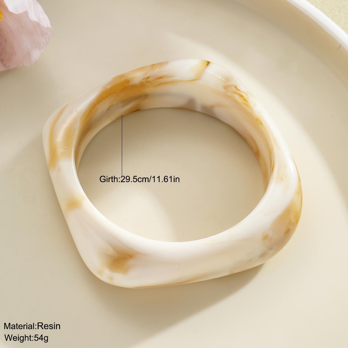 Damen modisches Acrylarmband mit einzigartigen Marmorierungen Shop Nory