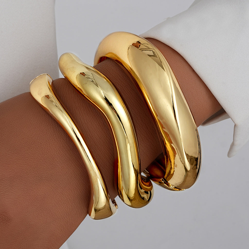 Damen Armreifen-Set mit kunstvollen Blumenmustern und eleganten Designs Shop Nory
