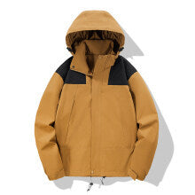 Herren wasserabweisende Softshell‑Jacke mit Kapuze, verstellbarem Saum und Multifunktionstaschen Shop Nory