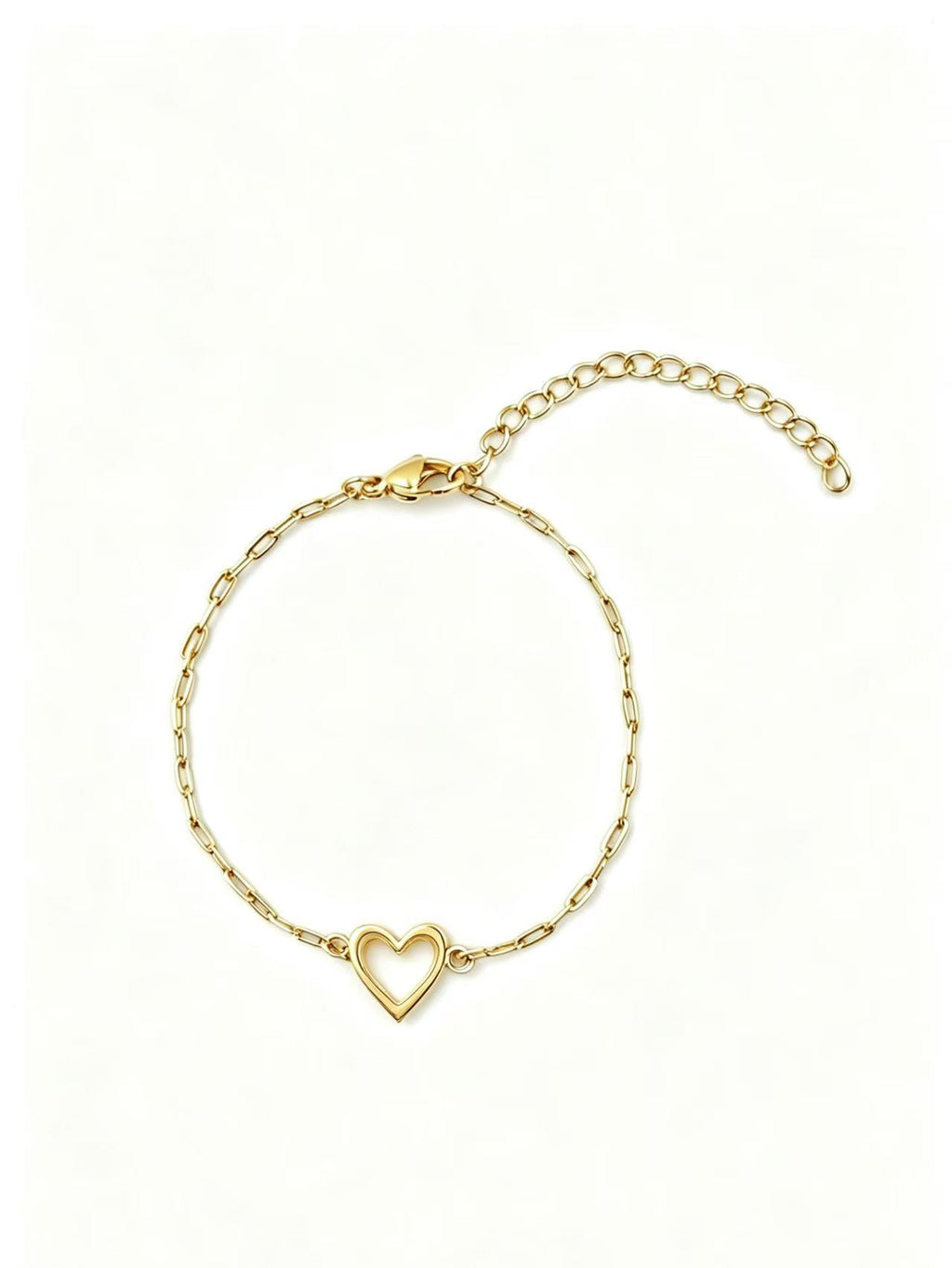 Damen Fußkettchen mit romantischem Herzanhänger aus hochwertigem Edelstahl Shop Nory
