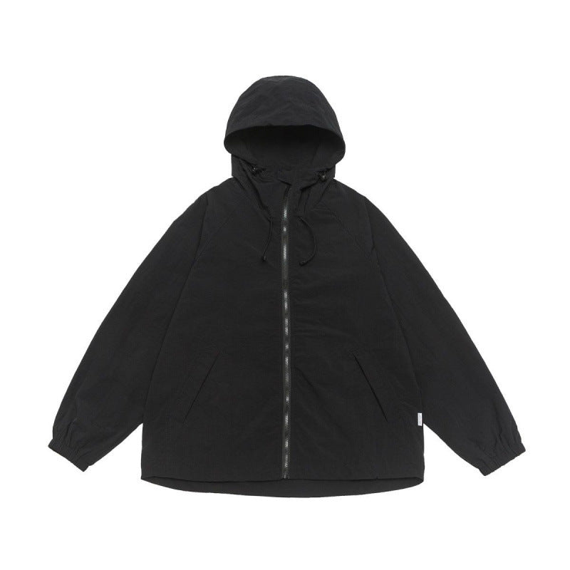 Unisex Weitgeschnittene Kapuzenjacke im Parka‑Style mit verlängertem Rückenteil und Tunnelzug Shop Nory