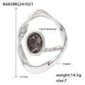 Damenring mit innovativem Design und tschechischem Diamanten Shop Nory