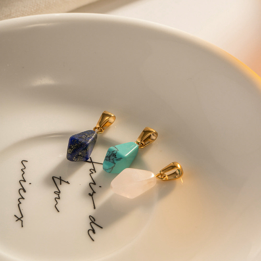 Damen Lapis Lazuli Anhänger aus hochwertigem Gold Shop Nory