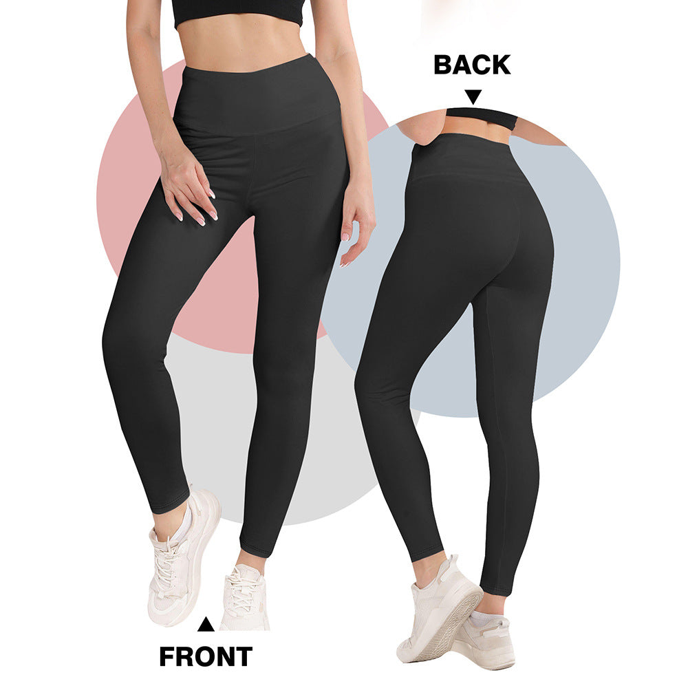 Damen Hohe Taillen Yoga-Leggings mit Bauchkontrolle und hohem Stretch Shopy Nory