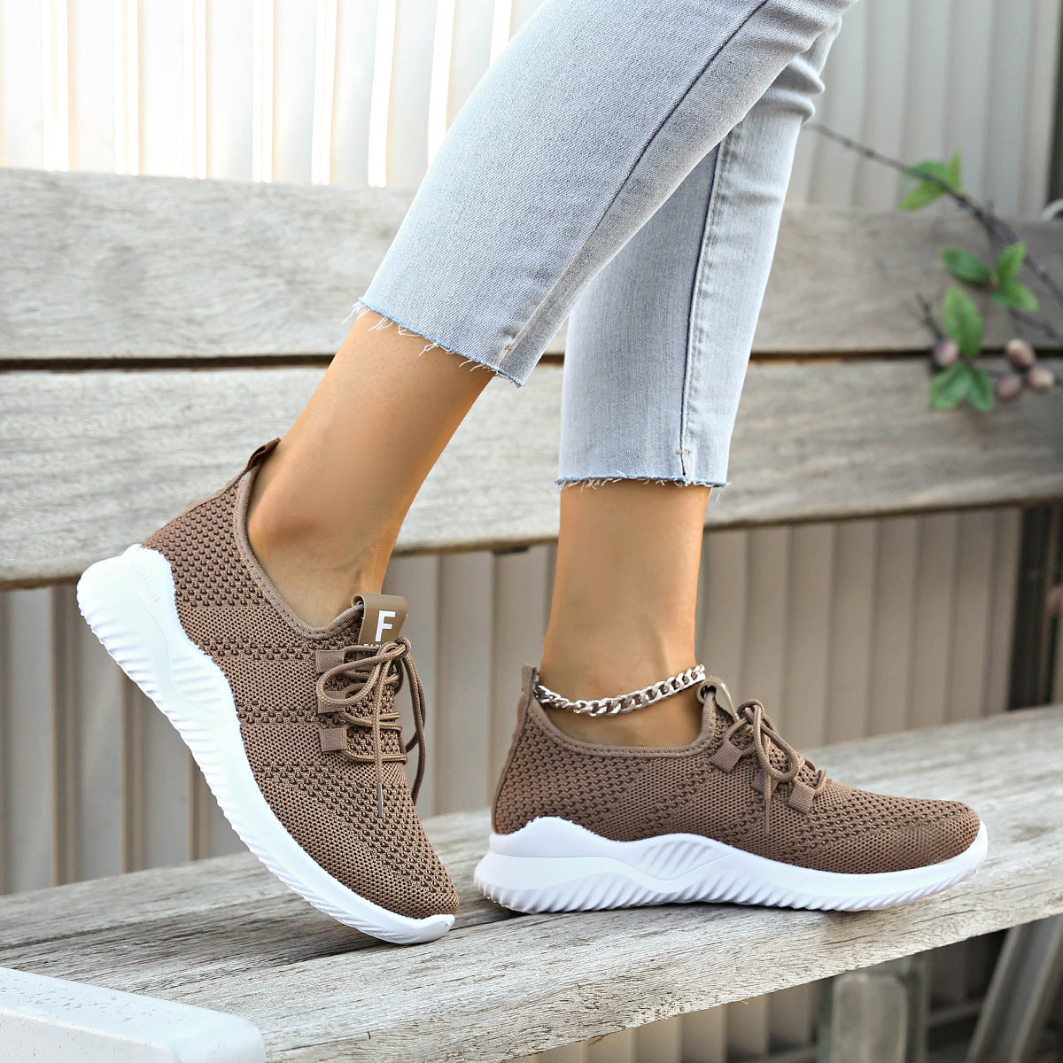 Damen Atmungsaktive Freizeitschuhe Shopnory