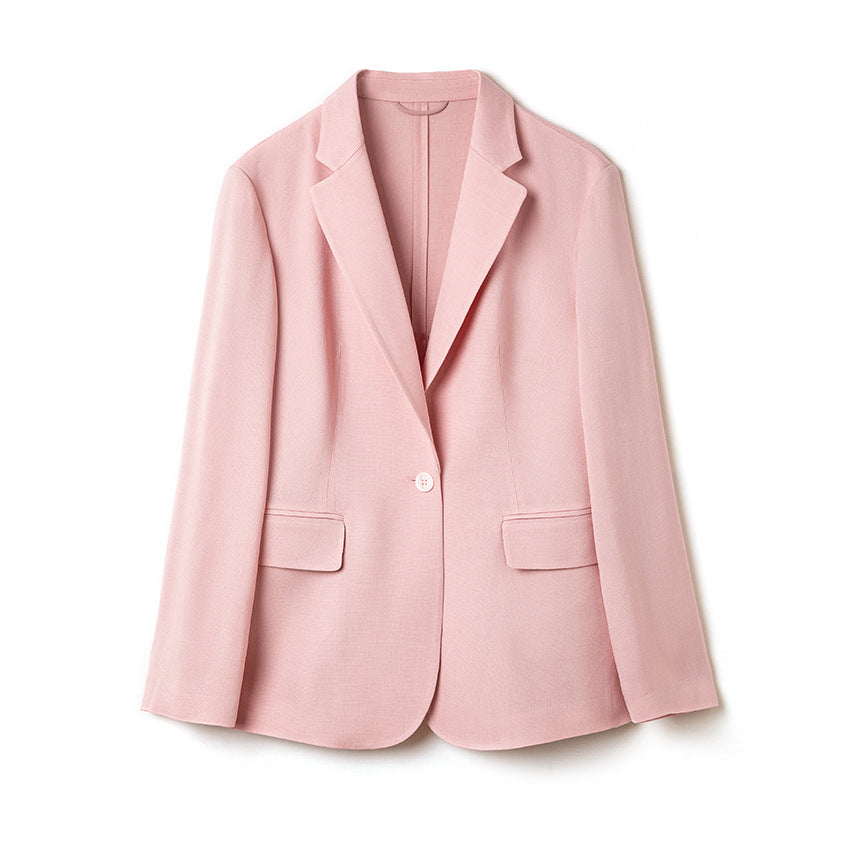 Damen Leichter strukturierter Ein-Knopf-Blazer mit figurformenden Abnähern und Pattentaschen Shop Nory