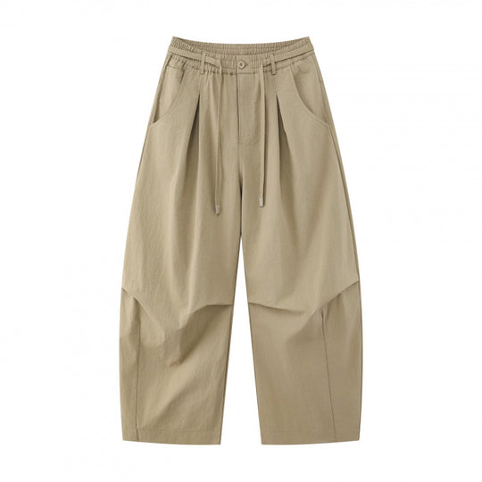 Unisex Weite Lagenhose mit ballonförmiger Silhouette, hoher Leibhöhe und Kordelzug Shop Nory
