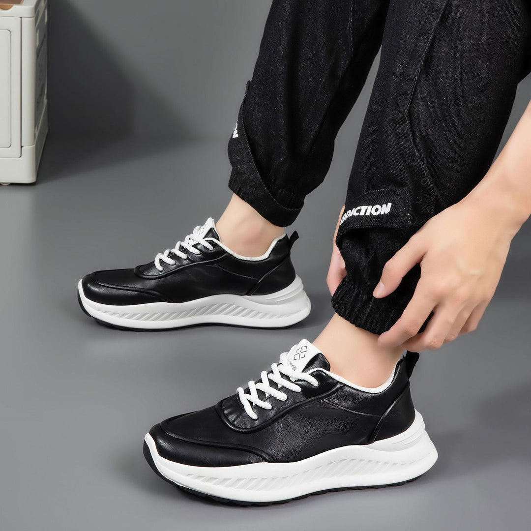 Damen Sneaker aus hochwertigem Leder mit dämpfender Sohle