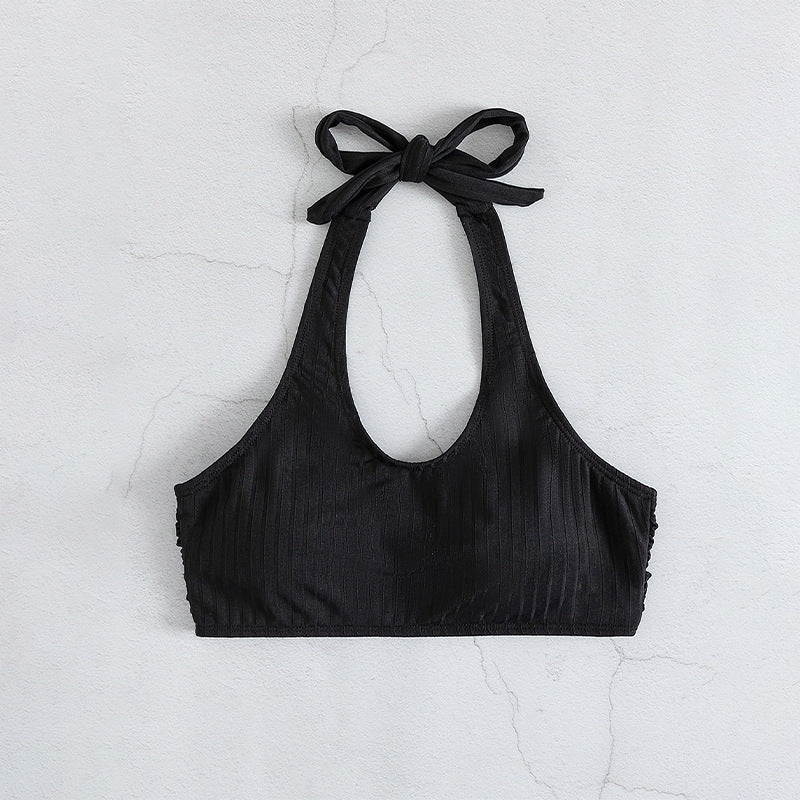 Damen Sportoberteil im Rippdesign