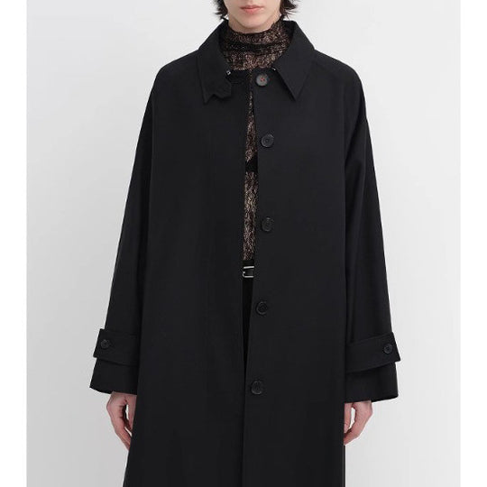 Damen Elegante lange Trenchcoat Shop Nory