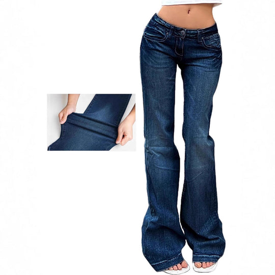 Damen Flared Jeans mit hohem Bund und Stretch