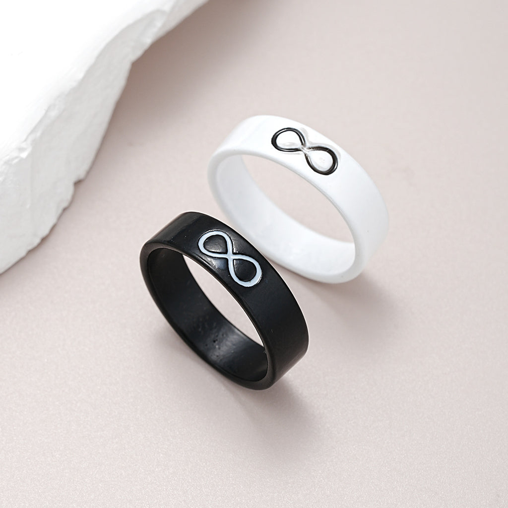 Damen Schmuckring-Set mit Herzen Design Shop Nory