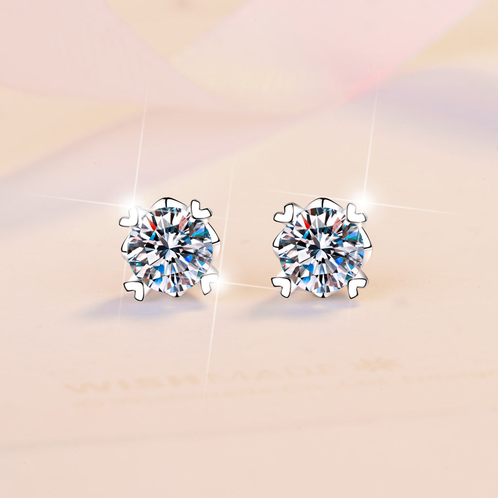 Damen Ohrstecker mit exquisiten bunten Kristallen Shop Nory