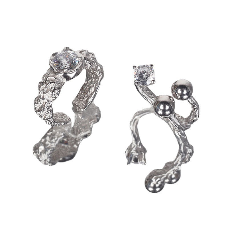 Damenring mit filigranem Design und funkelnden Kristallen Shop Nory