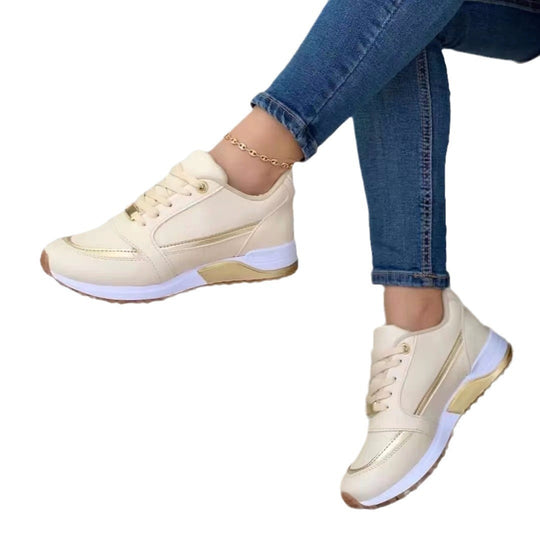 Damen Komfort-Keil-Sneaker im Retro-Sportstil Shop Nory