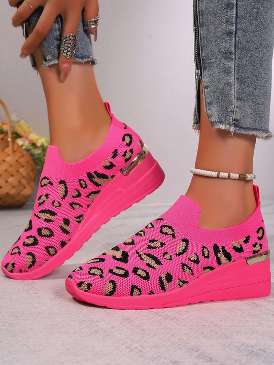 Damen atmungsaktive Slip-On Sneakers mit komfortabler Dämpfung
