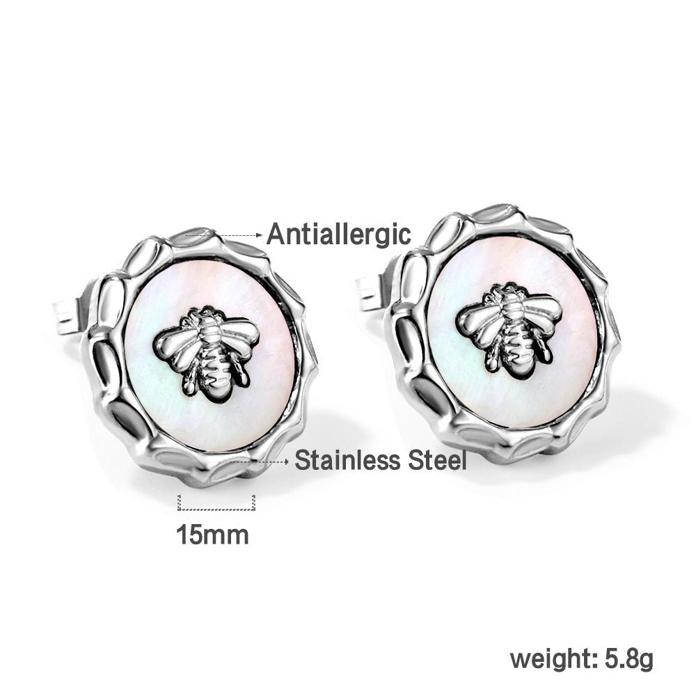 Damen elegante Halskette mit funkelndem Anhänger aus Edelstahl und goldplattierter Kette Shop Nory