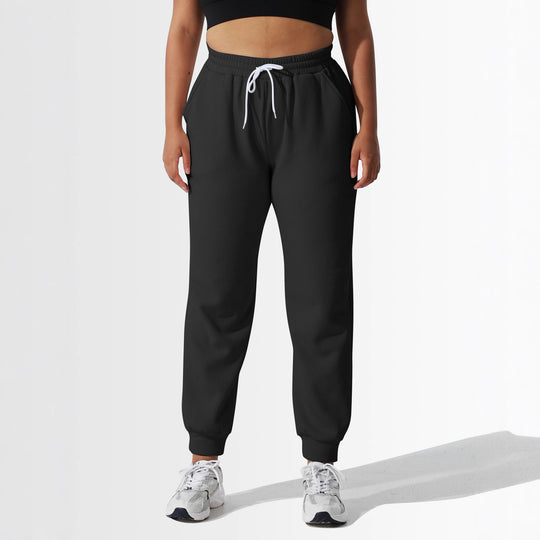 Damen High-Waist Shaping-Jogpant aus Rippfleece mit Taschen Shopy Nory