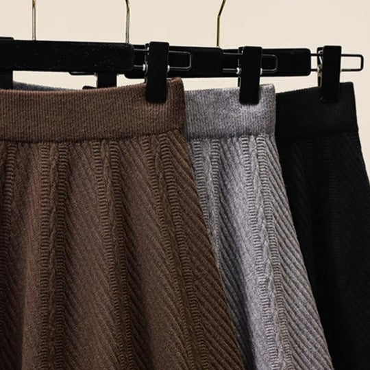Damen Gemusterter Strickrock Shop Nory