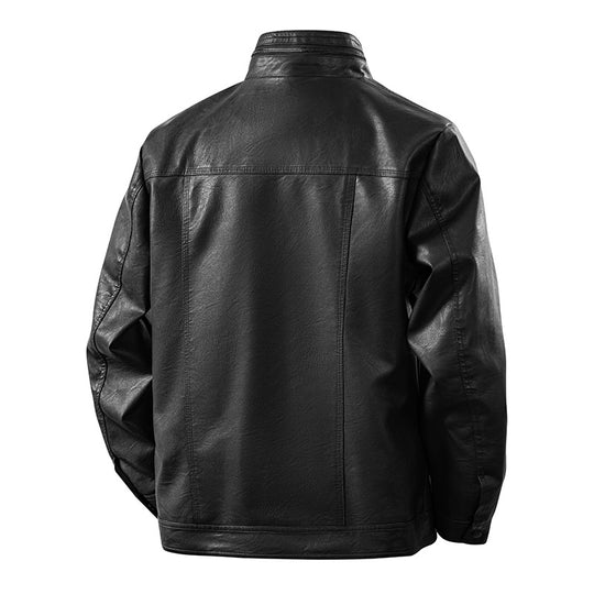 Herren Kunstlederjacke im sportlichen Design Shop Nory