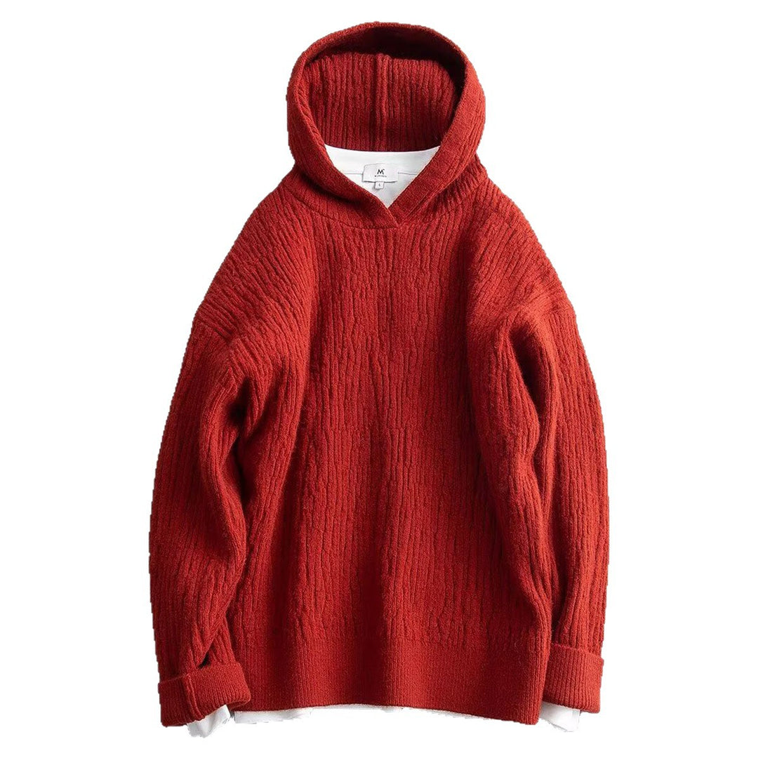 Herren Lässiger Kapuzenpullover mit strukturierter Oberfläche Shop Nory