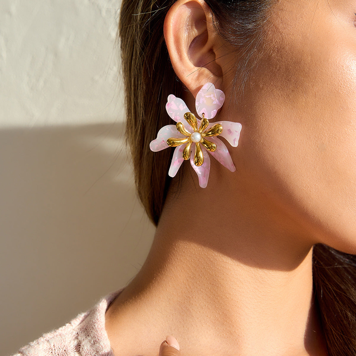 Damen Ohrhänger mit floralem Design und hypoallergenen Eigenschaften Shop Nory