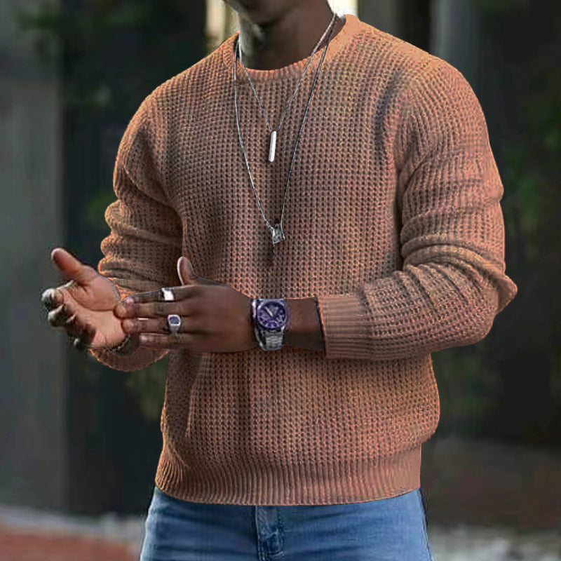 Herren Strukturierter Pullover