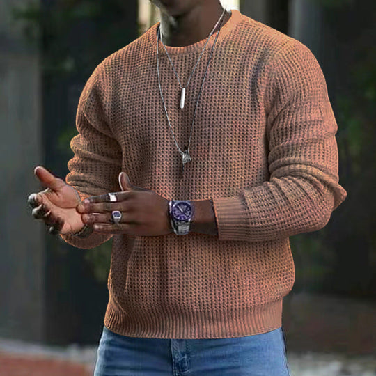 Herren Strukturierter Pullover