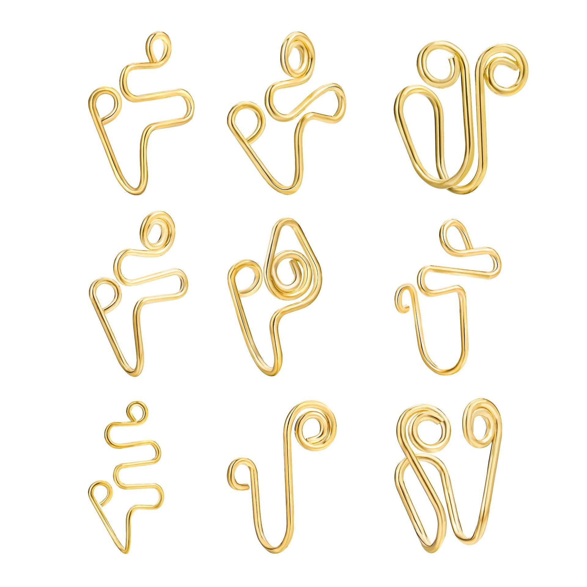 Damen modischer Haarclip mit elegantem Spiraldesign Shop Nory