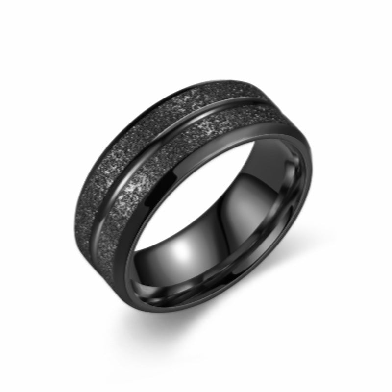 Herren Ring mit strukturierter Oberfläche und edlen Linien Shop Nory