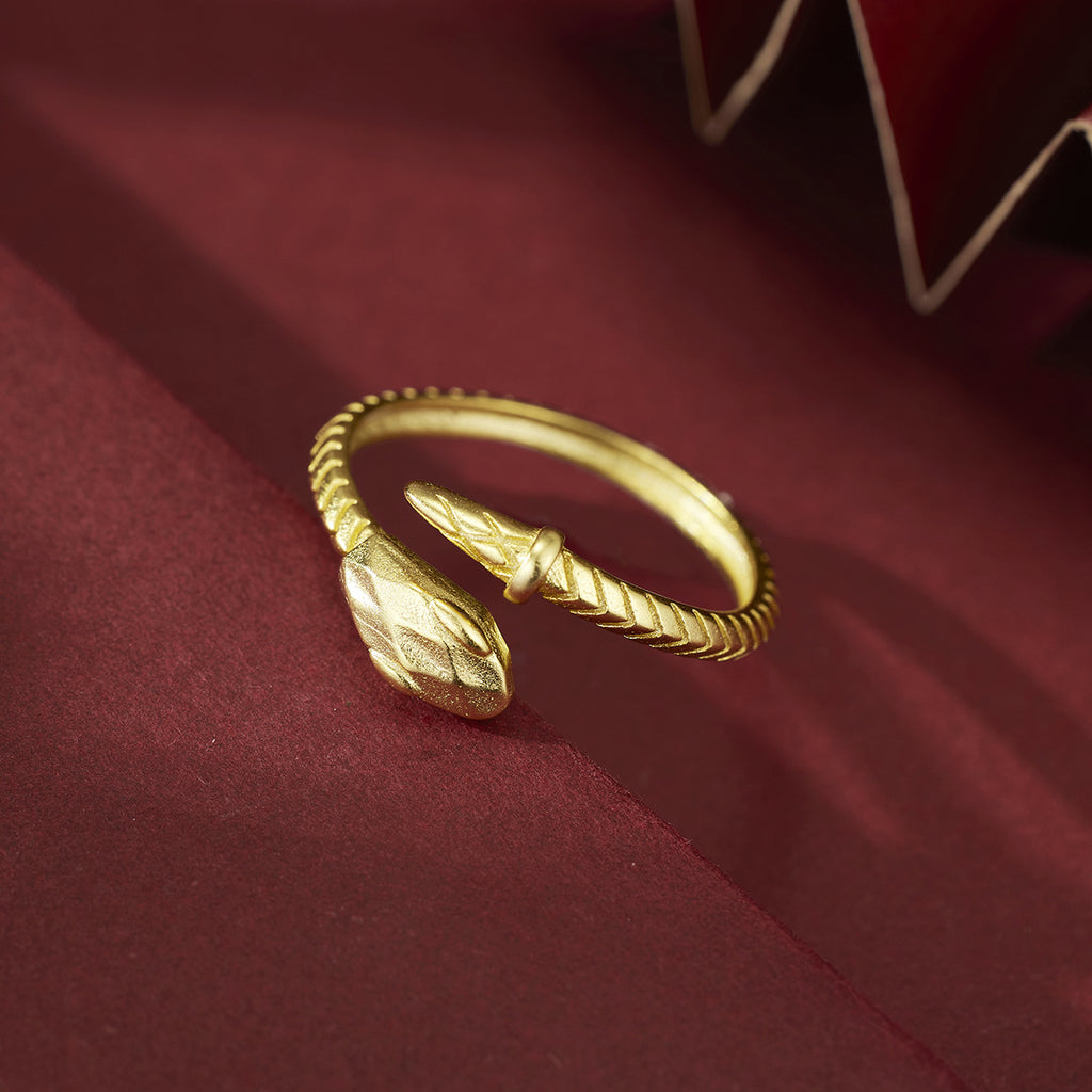 Damen Ring mit kunstvollem Schlangen-Design Shop Nory