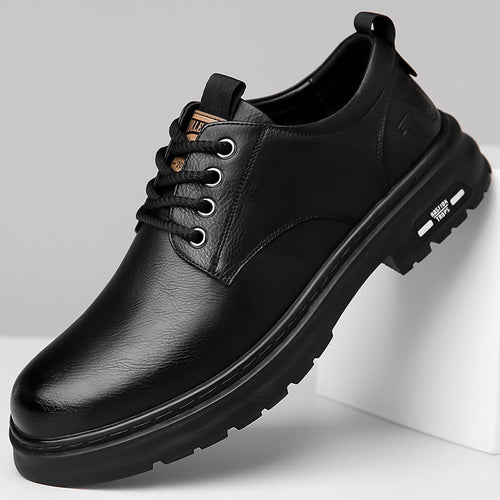 Elegante Herren-Schnürschuhe mit rutschfester Außensohle und atmungsaktivem Innenfutter
