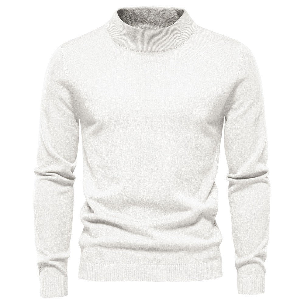 Herren stilvoller Rollkragenpullover aus weicher Merinowolle ShopNory