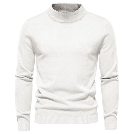 Herren stilvoller Rollkragenpullover aus weicher Merinowolle ShopNory
