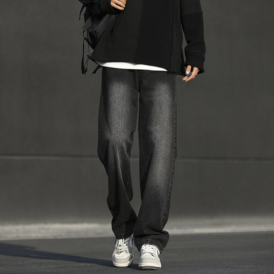 Herren Weitgeschnittene Jeans im urbanen Stil