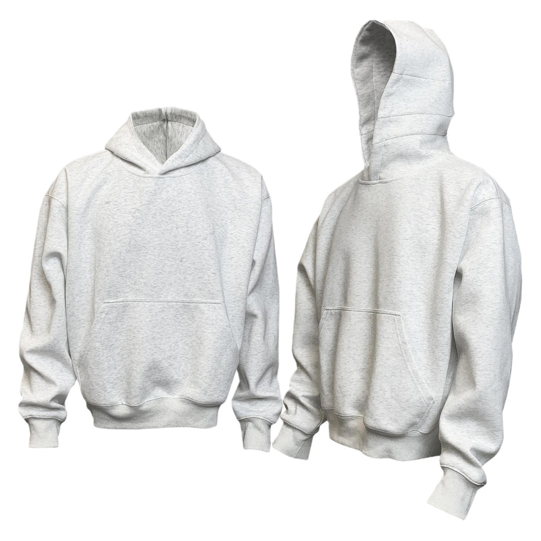 Unisex weicher Heavyweight-Oversize-Kapuzenpullover mit dreiteiliger Kapuze und verstärkter Kängurutasche Shop Nory